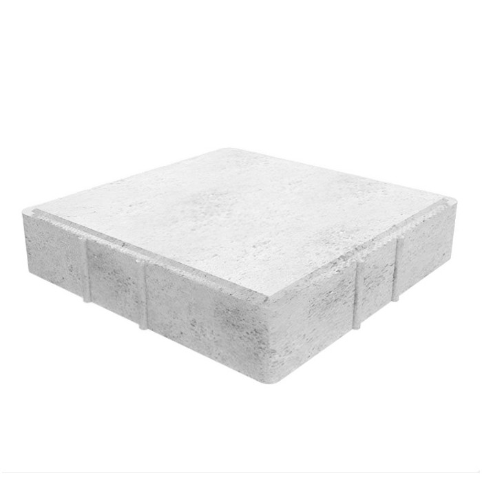 Квадратная тротуарная плитка 500х500х50 Белый